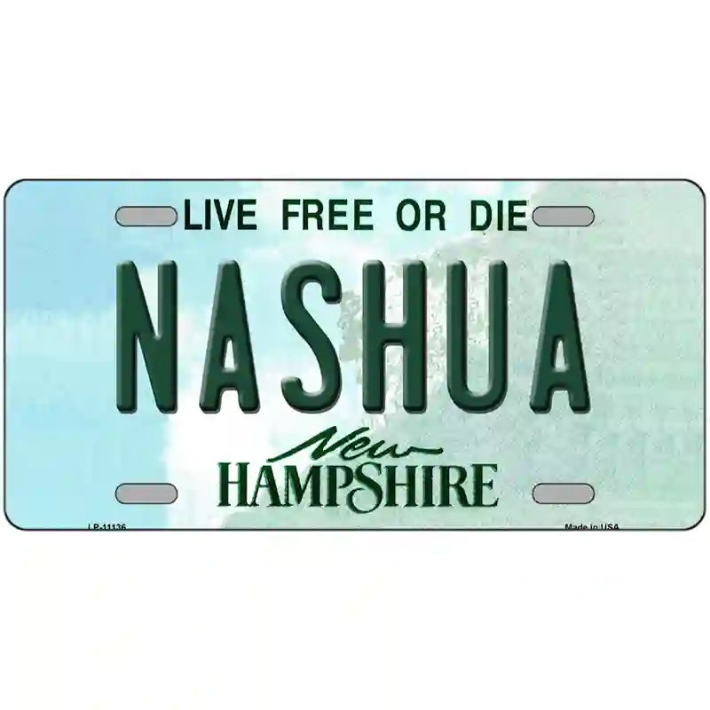 Nashua New Hampshire State License Plate 24" x 12" (LLP)