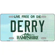 Derry New Hampshire State License Plate 24" x 12" (LLP)