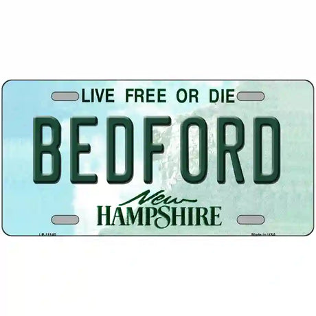 Bedford New Hampshire State License Plate 24" x 12" (LLP)