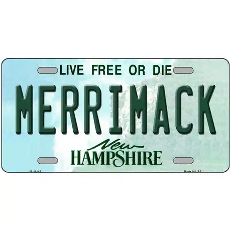 Merrimack New Hampshire State License Plate 24" x 12" (LLP)