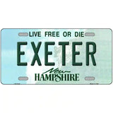 Exeter New Hampshire State License Plate 24" x 12" (LLP)