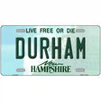 Durham New Hampshire State License Plate 24" x 12" (LLP)