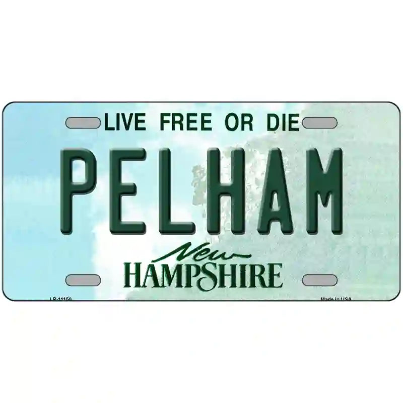 Pelham New Hampshire State License Plate 24" x 12" (LLP)