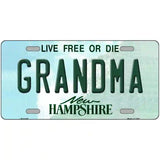 Grandma New Hampshire State License Plate 24" x 12" (LLP)