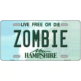 Zombie New Hampshire State License Plate 24" x 12" (LLP)