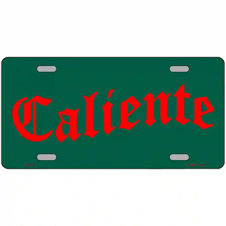 Caliente Novelty Metal License Plate 24" x 12" (LLP)