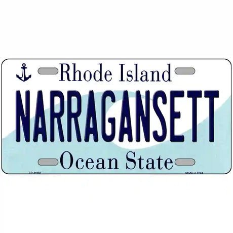 Narragansett Rhode Island State License Plate Novelty License Plate 24" x 12" (LLP)