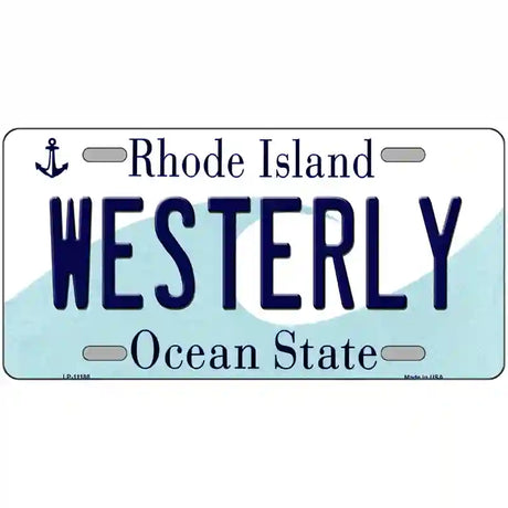 Westerly Rhode Island State License Plate Novelty License Plate 24" x 12" (LLP)