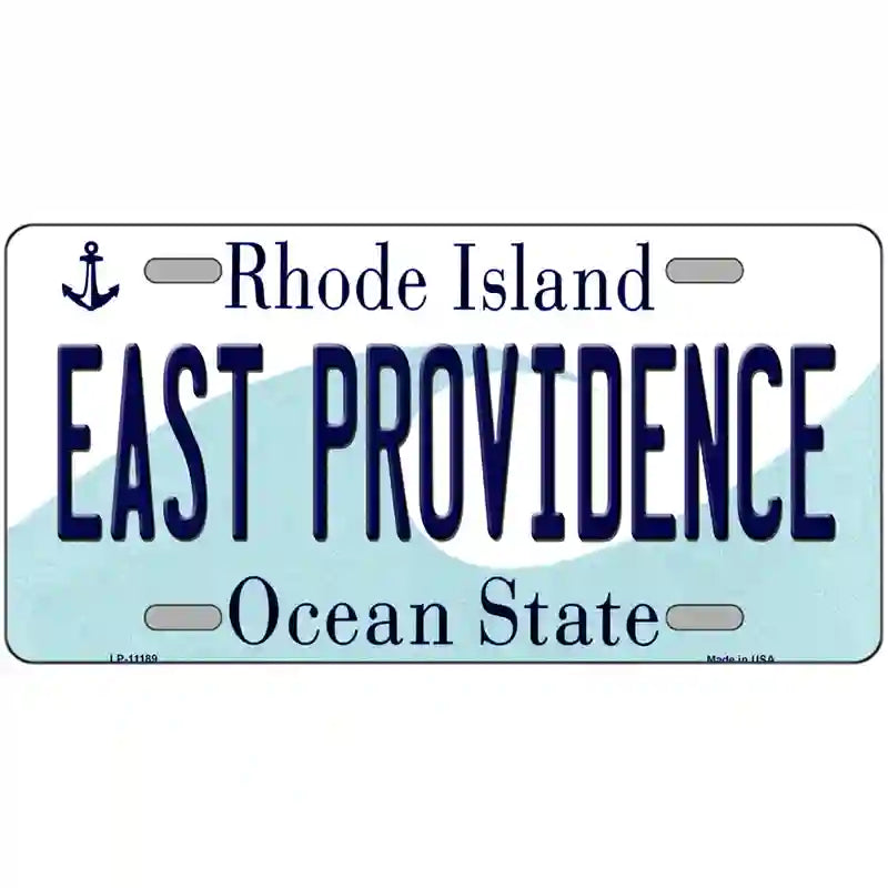 East Providence Rhode Island State License Plate Novelty License Plate 24" x 12" (LLP)