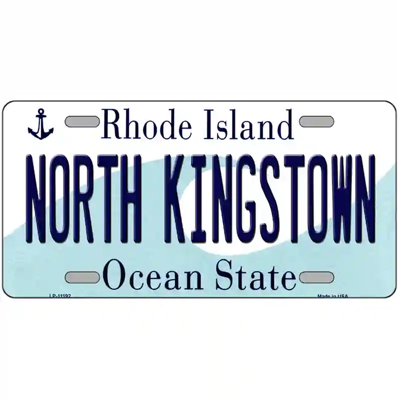 North Kingstown Rhode Island State License Plate Novelty License Plate 24" x 12" (LLP)