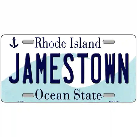 Jamestown Rhode Island State License Plate Novelty License Plate 24" x 12" (LLP)