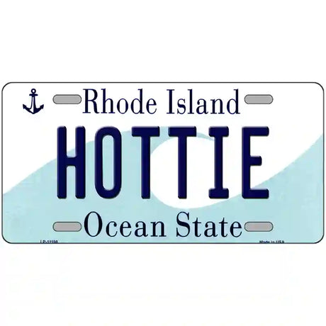 Hottie Rhode Island State License Plate Novelty License Plate 24" x 12" (LLP)