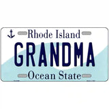 Grandma Rhode Island State License Plate Novelty License Plate 24" x 12" (LLP)