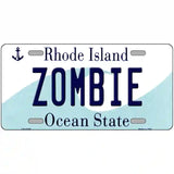 Zombie Rhode Island State License Plate Novelty License Plate 24" x 12" (LLP)