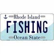 Fishing Rhode Island State License Plate Novelty License Plate 24" x 12" (LLP)