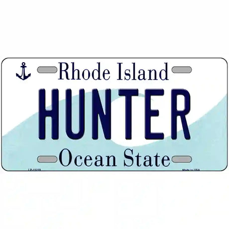 Hunter Rhode Island State License Plate Novelty License Plate 24" x 12" (LLP)