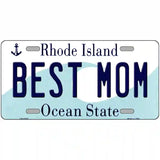 Best Mom Rhode Island State License Plate Novelty License Plate 24" x 12" (LLP)