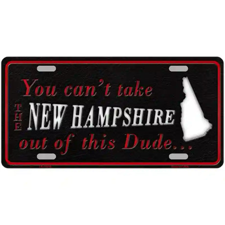 New Hampshire Dude Novelty Metal License Plate 24" x 12" (LLP)