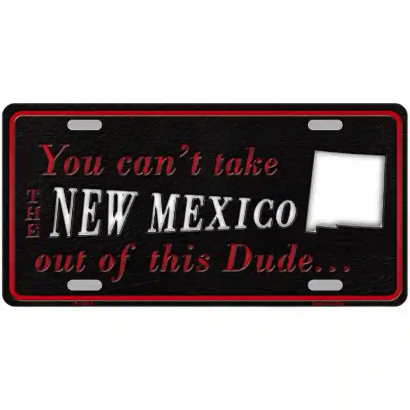 New Mexico Dude Novelty Metal License Plate 24" x 12" (LLP)