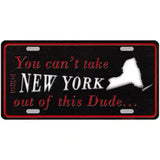 New York Dude Novelty Metal License Plate 24" x 12" (LLP)