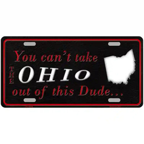 Ohio Dude Novelty Metal License Plate 24" x 12" (LLP)