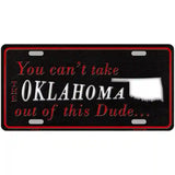 Oklahoma Dude Novelty Metal License Plate 24" x 12" (LLP)