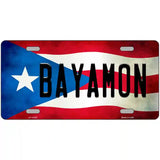 Bayamon Puerto Rico Flag License Plate Metal Novelty 24" x 12" (LLP)