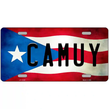 Camuy Puerto Rico Flag License Plate Metal Novelty 24" x 12" (LLP)