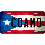 Coamo Puerto Rico Flag License Plate Metal Novelty 24" x 12" (LLP)