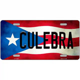 Culebra Puerto Rico Flag License Plate Metal Novelty 24" x 12" (LLP)