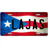 Lajas Puerto Rico Flag License Plate Metal Novelty 24" x 12" (LLP)