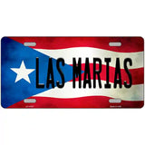 Las Marias Puerto Rico Flag License Plate Metal Novelty 24" x 12" (LLP)