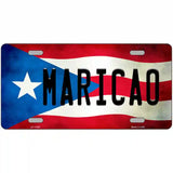 Maricao Puerto Rico Flag License Plate Metal Novelty 24" x 12" (LLP)