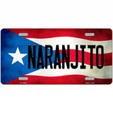 Naranjito Puerto Rico Flag License Plate Metal Novelty 24" x 12" (LLP)