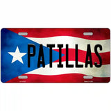 Patillas Puerto Rico Flag License Plate Metal Novelty 24" x 12" (LLP)