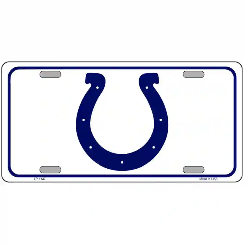 Horseshoe Novelty Metal License Plate 24" x 12" (LLP)