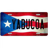 Yabucoa Puerto Rico Flag License Plate Metal Novelty 24" x 12" (LLP)