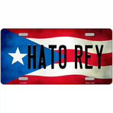 Hato Rey Puerto Rico Flag License Plate Metal Novelty 24" x 12" (LLP)