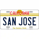 San Jose California Novelty License Plate 24" x 12" (LLP)