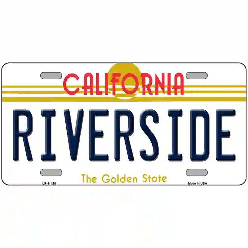 Riverside California Novelty License Plate 24" x 12" (LLP)