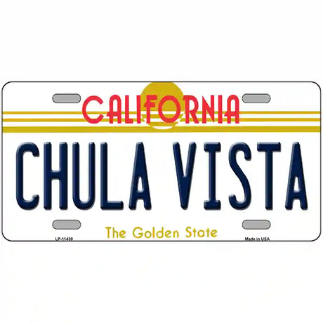 Chula Vista California Novelty License Plate 24" x 12" (LLP)