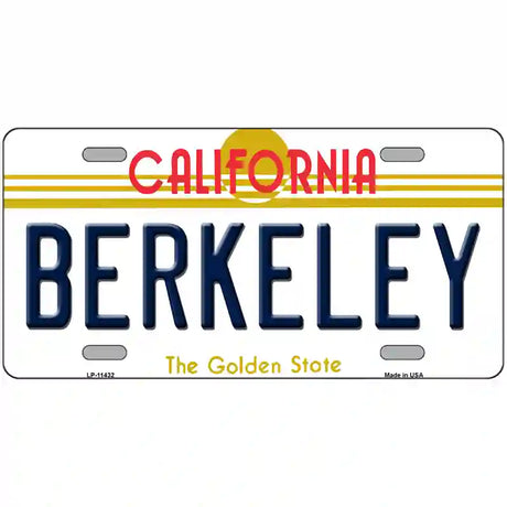 Berkeley California Novelty License Plate 24" x 12" (LLP)