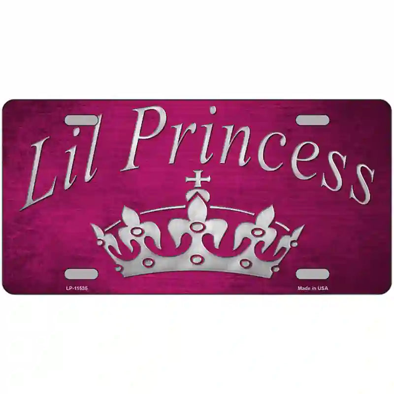 Lil Princess Novelty License Plate 24" x 12" (LLP)