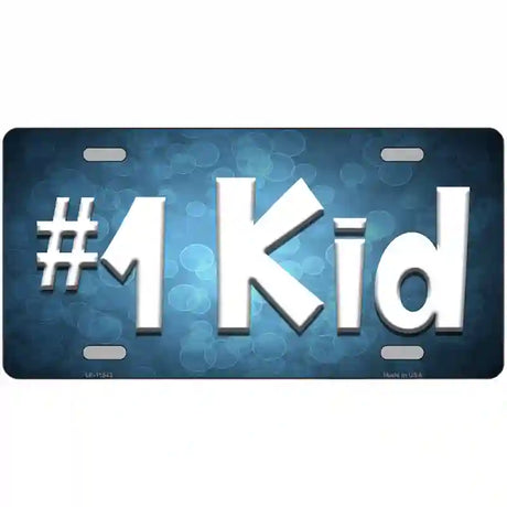 Number 1 Kid Novelty License Plate 24" x 12" (LLP)