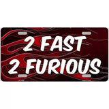 2 Fast 2 Furious Novelty License Plate 24" x 12" (LLP)