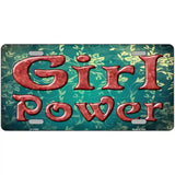 Girl Power Novelty License Plate 24" x 12" (LLP)