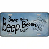 Beep Beep Novelty License Plate 24" x 12" (LLP)