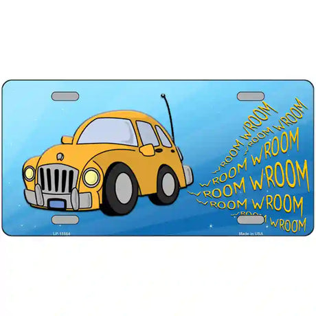 Wroom Wroom Novelty License Plate 24" x 12" (LLP)