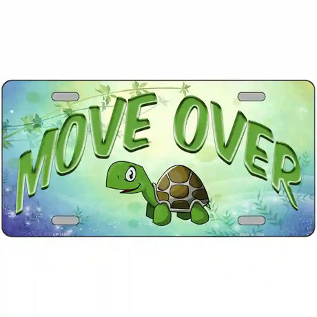 Move Over Novelty License Plate 24" x 12" (LLP)