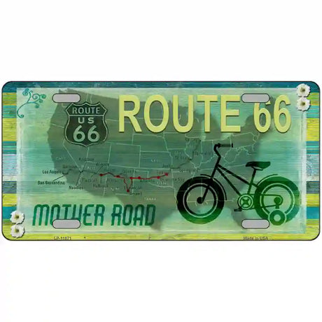 Route 66 Mother Road Novelty License Plate 24" x 12" (LLP)